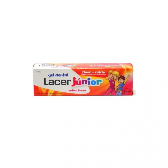 Lacer Junior Dental Gel 75ml Strawberry, Luxury Perfume - Niche Perfume  Shop